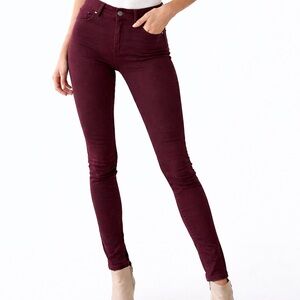 Rag & Bone The Skinny Jeans Stretch Denim Wine Purple Size 25 Y2K